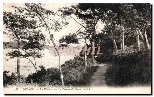 Ansichtskarte AK Dinard Le Vicomte Le Chemin de Ronde