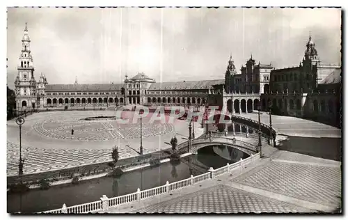 Cartes postales Sevilla Plaza de Espana Vista General