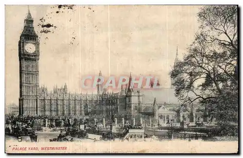 Cartes postales Palace Vard Westminster London