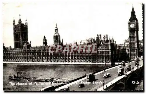 Cartes postales The of Parliament and Westminster mer Bridge London