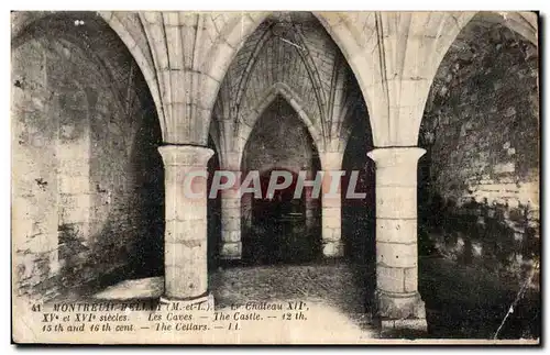 Cartes postales Montreuil Bellay Le Chateau XV et XVI siecles Les Caves The Castle