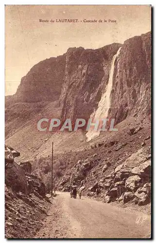 Ansichtskarte AK Route de Lautaret Cascade de la Pisse