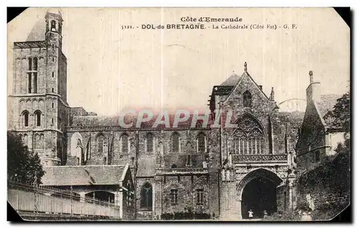 Ansichtskarte AK Cote d Emeraude Dol de Bretagne La Cathedrale