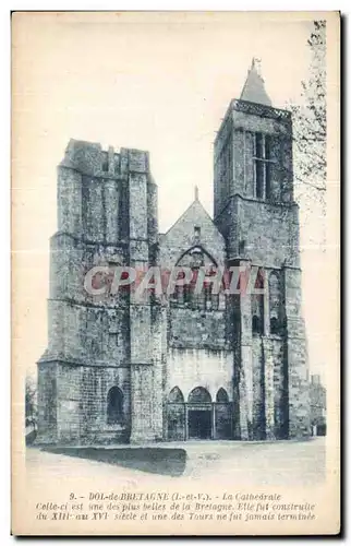 Cartes postales Dol de Bretagne La Cathedrale