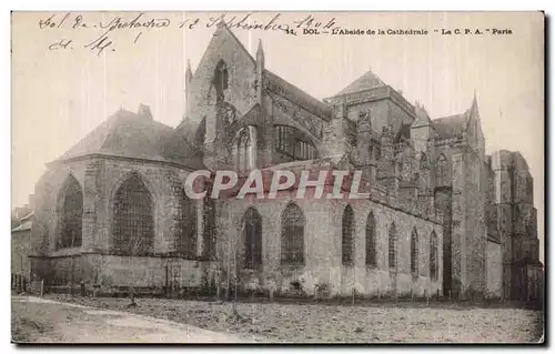 Cartes postales Dol L Abside de la Cathedrale