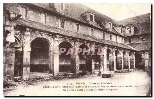 Cartes postales Rennes Cloitre de St Melaine