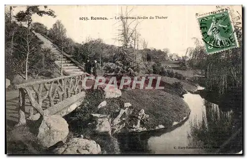 Ansichtskarte AK Rennes Le Nouveau Jardin du Thabor