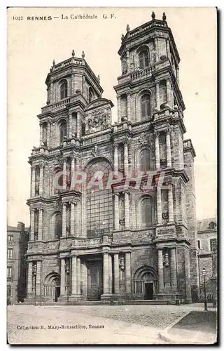 Cartes postales Rennes La Cathedrale