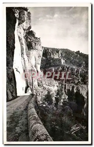Cartes postales Les Gorges du Tarn La route au cirques des Baumes