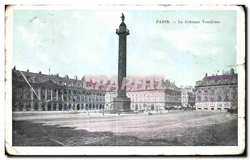 Cartes postales Paris La Colonne Vandome