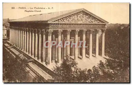 Ansichtskarte AK Paris La Madeleine Magdalen Chareh