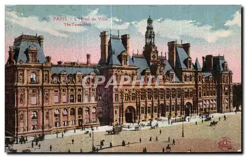 Ansichtskarte AK Paris L Hotel de Ville The Town Hall