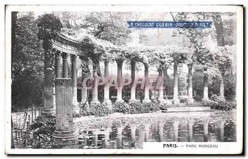 Cartes postales Paris Parc Monceau