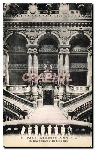 Cartes postales Paris l Escaller de I Opera The large Staircase of the Opern House