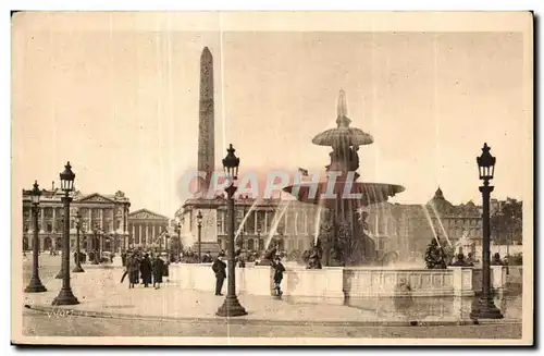 Cartes postales Paris En Flanant Place de la Concorde