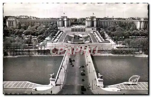 Ansichtskarte AK Paris En Ses Merveilles Le Pont D lena et le Palais de Chaillot