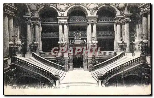 Cartes postales Paris L Escalier de l Opera