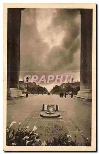 Ansichtskarte AK Paris La Tombe du Soldat Inconnu Tomb of the Unknown Warrior