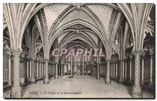 Ansichtskarte AK Paris La Crypte de la Sainte Chapelle