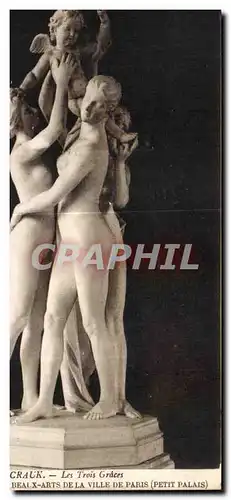 Cartes postales Craux Les Trois Graces Beaux Arts de la Ville de Paris