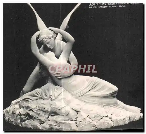 Cartes postales Lago Di Como Amore e Psicre