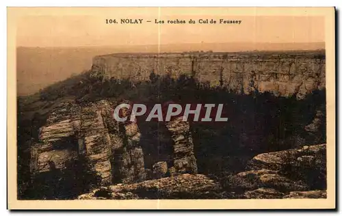 Cartes postales Nolay Les Roches du Cul de Feussey