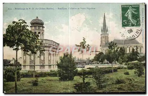 Ansichtskarte AK Pelerinage de N D du Chene Basilique Calvaire et Saint Sepulere