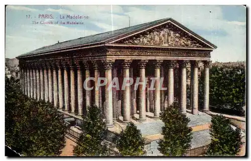 Cartes postales Paris la Madeleine