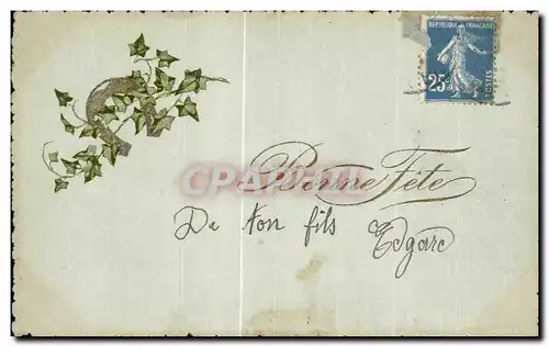 Cartes postales Fantaisie Bonne Fete Fer a cheval