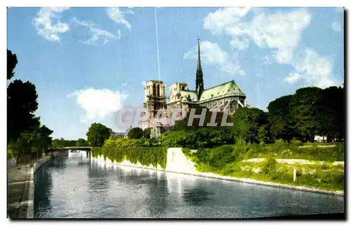 Cartes postales moderne Notre Dame et la Seine Paris