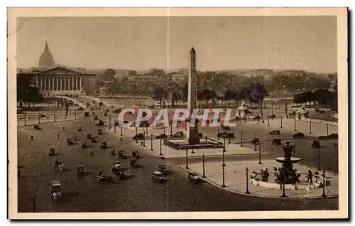 Ansichtskarte AK Paris En Flanant La Place de la Concorde