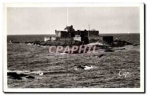 Ansichtskarte AK Saint Malo Le Fort National a Maree hauts