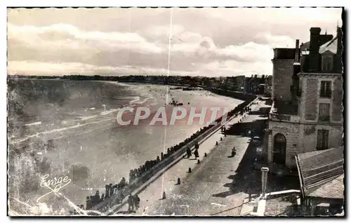 Ansichtskarte AK Saint Malo Vue Generale du Sillon de la Digue de la Grande Plage