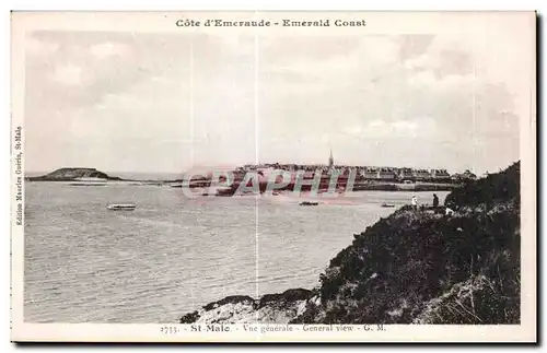 Cartes postales Saint Malo Vue Generale Generale View