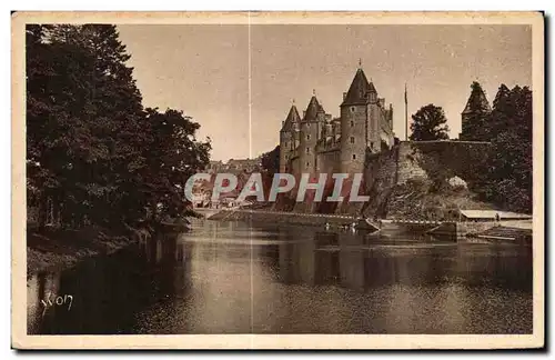 Ansichtskarte AK La Douce France Bretagne Josselin (Morbihan)Les Bords de l Oust et vle Chateau