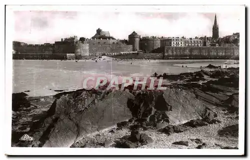 Ansichtskarte AK Saint Malo Vue prise du Fort National