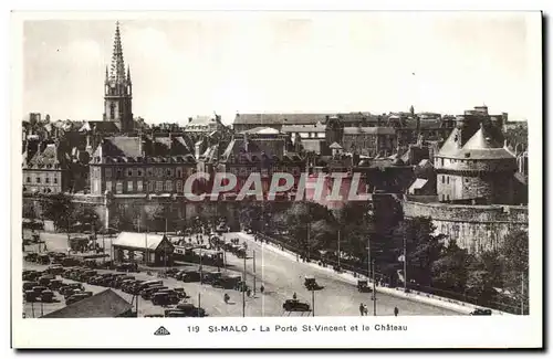 Ansichtskarte AK St Malo La Ports St vincent et le Chateau