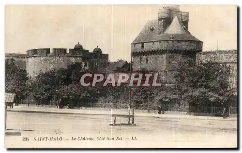 Cartes postales Saint Malo Le Chateau Cote Sud Est