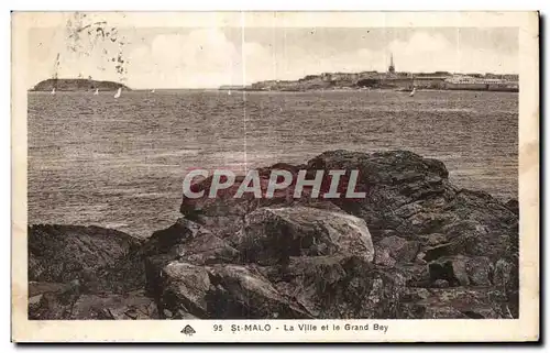 Ansichtskarte AK St Malo La Ville et le Grand Bey