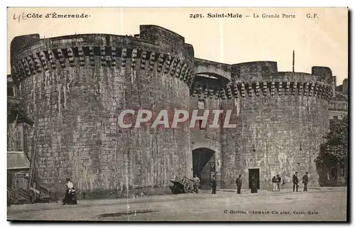 Ansichtskarte AK Cote d Emevaude Saint Malo La Grande Porte