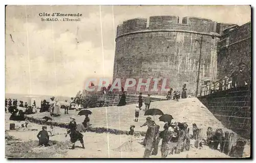 Cartes postales Cote d Emeraude St Malo L Eventail