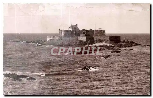 Cartes postales Saint Malo Le Fort National a Maree haute