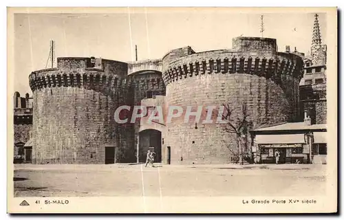 Ansichtskarte AK St Malo La Grande Porte