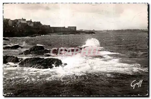 Ansichtskarte AK En Bretagne Cote D Emeraude SAint Malo Les Remparts et I Estuaire de la Rance