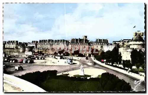 Ansichtskarte AK Saint Malo Cote D Emeraude Cite Corsaire Le Donjon La Porte Saint Vincent Les Remparts Oeuvre de