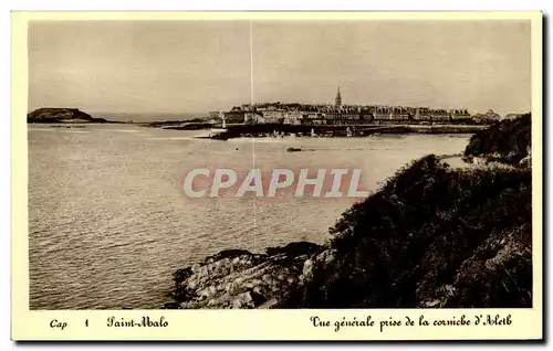 Ansichtskarte AK Saint Malo Vue generale prise de la Corniche