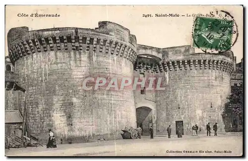 Ansichtskarte AK St Malo Cote D Emeraude Le Grande Porte