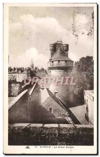 Cartes postales St Malo Le Grand Donjon