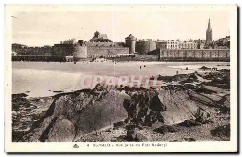 Ansichtskarte AK St Malo Vue prise du Fort National