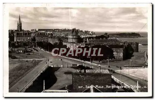 Cartes postales Saint Malo Vue Generale le Chateau